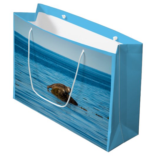 Atlantische havenzegel groot cadeauzakje (Voorkant Gekanteld)