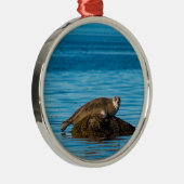 Atlantische havenzegel metalen ornament (Rechts)