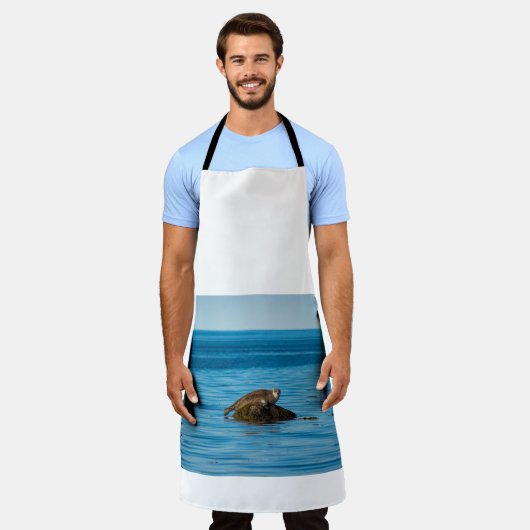 Atlantische havenzegel schort (Gedragen)