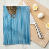 Atlantische havenzegel theedoek (Quarter Fold)