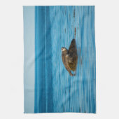 Atlantische havenzegel theedoek (Verticaal)