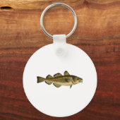 Atlantische kabeljauw sleutelhanger (Voorkant)