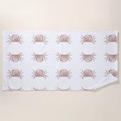 atlantische krab strandlaken (Voorkant)