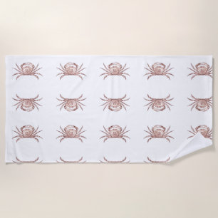 atlantische krab strandlaken