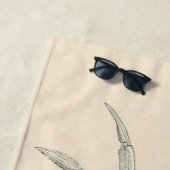 atlantische krab strandlaken (In situ)