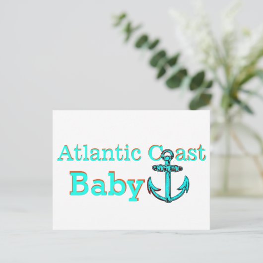 Atlantische kust Nova Scotia PEI NFLD Cape Breton Briefkaart (Staand voorkant)