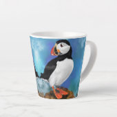 Atlantische Mok van Puffin Bird - Clown Beak (Rechterhoek)