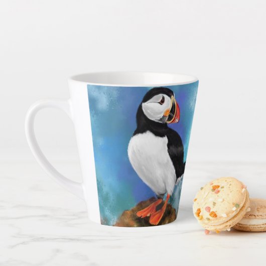 Atlantische Mok van Puffin Bird - Clown Beak (In situ)