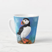 Atlantische Mok van Puffin Bird - Painting (Linkerhoek)