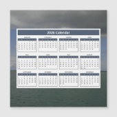 Atlantische Oceaan 2026 Magnetische Kalender (Voorkant)