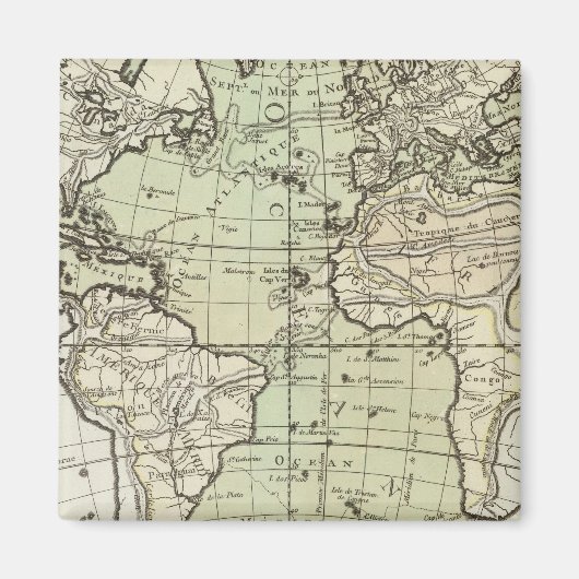 Atlantische Oceaan 3 Magneet (Voorkant)