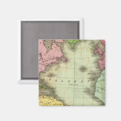 Atlantische Oceaan 4 Magneet (Voorkant / Achterkant)