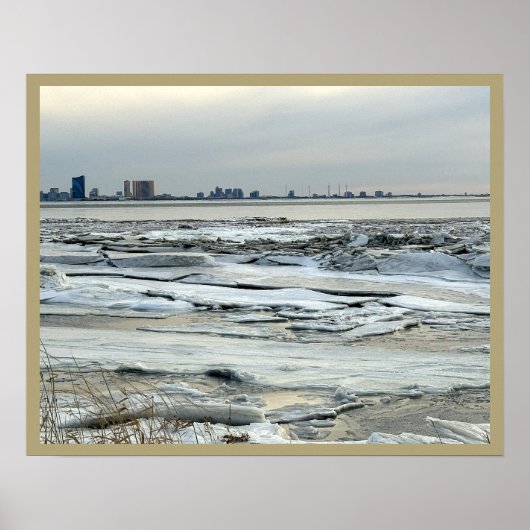Atlantische Oceaan Bevroren Poster (Voorkant)