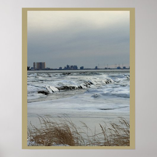 Atlantische Oceaan Bevroren Poster (Voorkant)