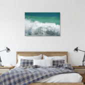 Atlantische oceaan Brekende krullende golf Canvas Afdruk (Insitu (Slaapkamer))