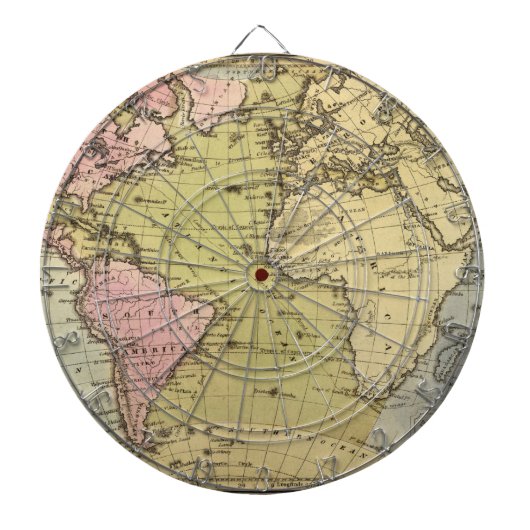 Atlantische Oceaan. Dartbord (Voorkant)