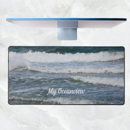 Atlantische Oceaan golven fotografisch Bureaumat