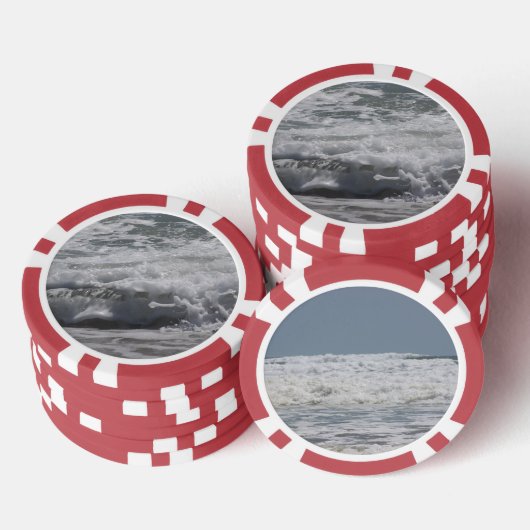 Atlantische Oceaan Poker Chips (Opstapeling)