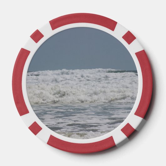 Atlantische Oceaan Poker Chips (Achterkant)