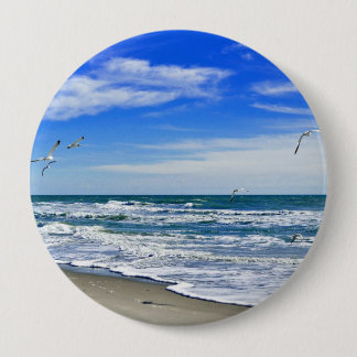 ATLANTISCHE OCEAAN RONDE BUTTON 4,0 CM