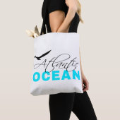 Atlantische Oceaan White  Tote Bag (Dichtbij)