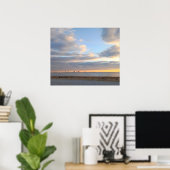 Atlantische Oceaan Zonsondergang Poster (Thuiskantoor)