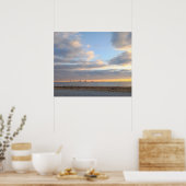 Atlantische Oceaan Zonsondergang Poster (Keuken)