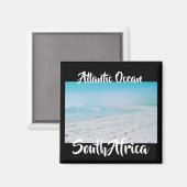 Atlantische Oceaan Zuid-Afrika Strandzicht Magneet (Voorkant / Achterkant)