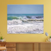 Atlantische oceaanbrekende golven canvas afdruk (Insitu (Woonkamer))