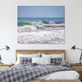 Atlantische oceaanbrekende golven canvas afdruk (Insitu (Slaapkamer))
