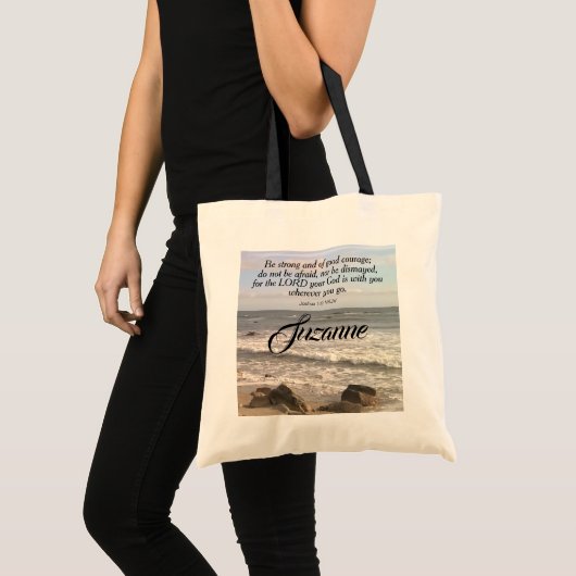 Atlantische oceaankust is geen onoverkomelijke bij tote bag (Voorkant (product))