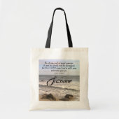 Atlantische oceaankust is geen onoverkomelijke bij tote bag (Voorkant)