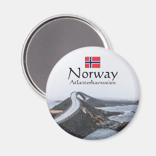Atlantische Oceaanweg Souvenir Magneet