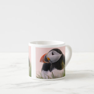 Atlantische Papegaaiduiker (Fratercula arctica) 6 Espresso Kop