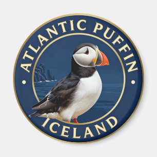 🐧 Atlantische Papegaaiduiker IJslandse Wilde Dier Magneet