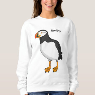 Atlantische papegaaiduiker illustratie trui