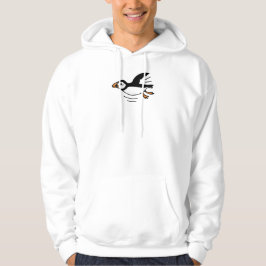 Atlantische Papegaaiduiker in vlucht Hoodie