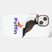 Atlantische papegaaiduiker iPhone hoesje (Achterkant horizontaal)