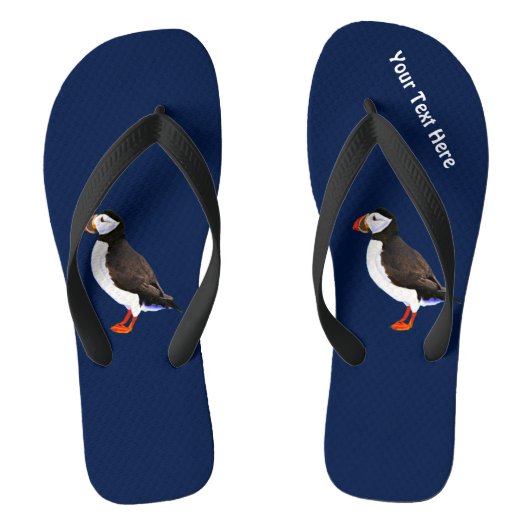 Atlantische Papegaaiduiker Teenslippers (Voetbed)