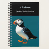 Atlantische papegaaiduiker Wildlife Ocean Blue Cus Planner (Voorkant)