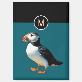 Atlantische papegaaiduiker Wildlife Ocean Blue Mon Magneet