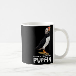 Atlantische Papegaaiduikermuffin Zeevogel Licht Af Koffiemok
