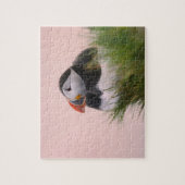Atlantische Puffin (Fratercula arctica) Legpuzzel (Verticaal)