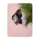 Atlantische Puffin (Fratercula arctica) Magneet (Verticaal)