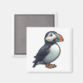 Atlantische puffin magneet (Voorkant / Achterkant)