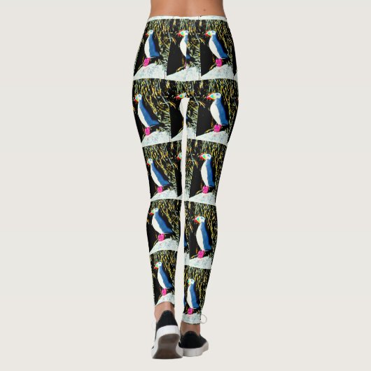 atlantische puffins leggings (Achterkant)