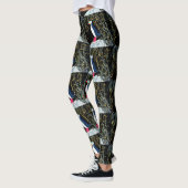atlantische puffins zwart wit leggings (Links)