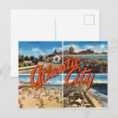  Atlantische stad Briefkaart (Voorkant / Achterkant)