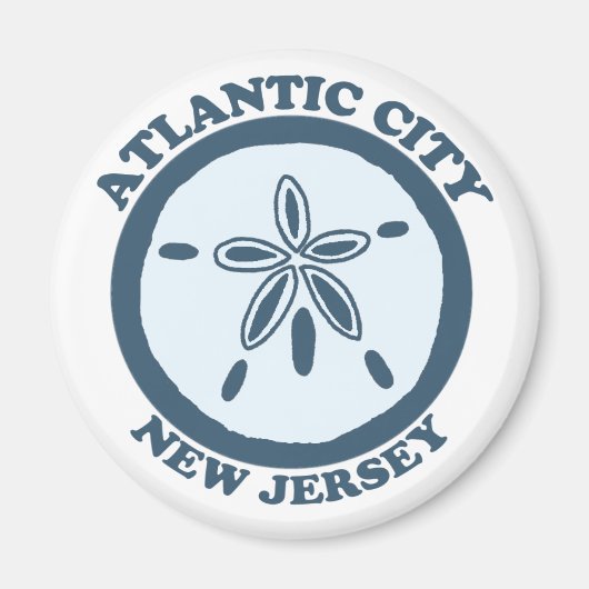 Atlantische stad. magneet (Voorkant)