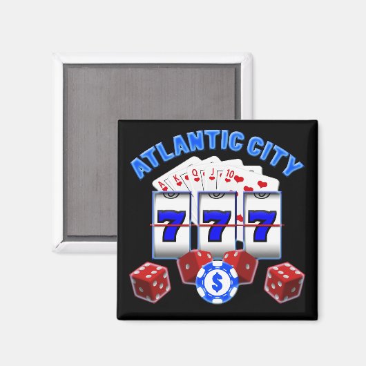 ATLANTISCHE STAD MAGNEET (Voorkant / Achterkant)